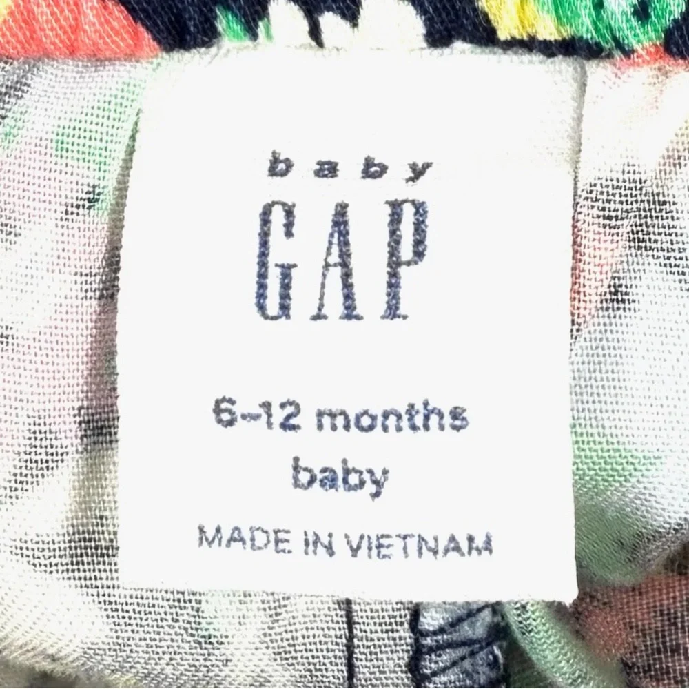 NWT BABY GAP Baby Girls’‎ Floral Elastic Waist Pull-On Shorts Boho Preppy 6-12M